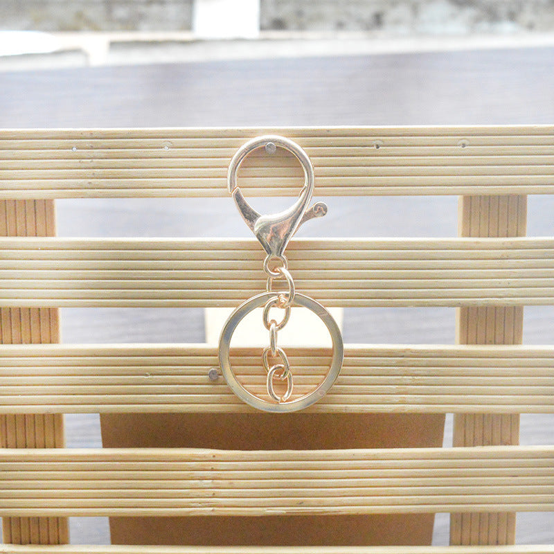 Wholesale 20pcs Metal Keychain DIY Accessories